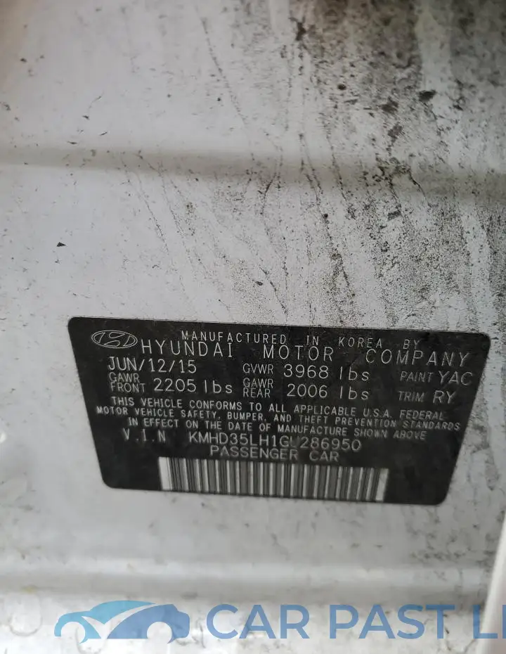 KMHD35LH1GU286950# 12