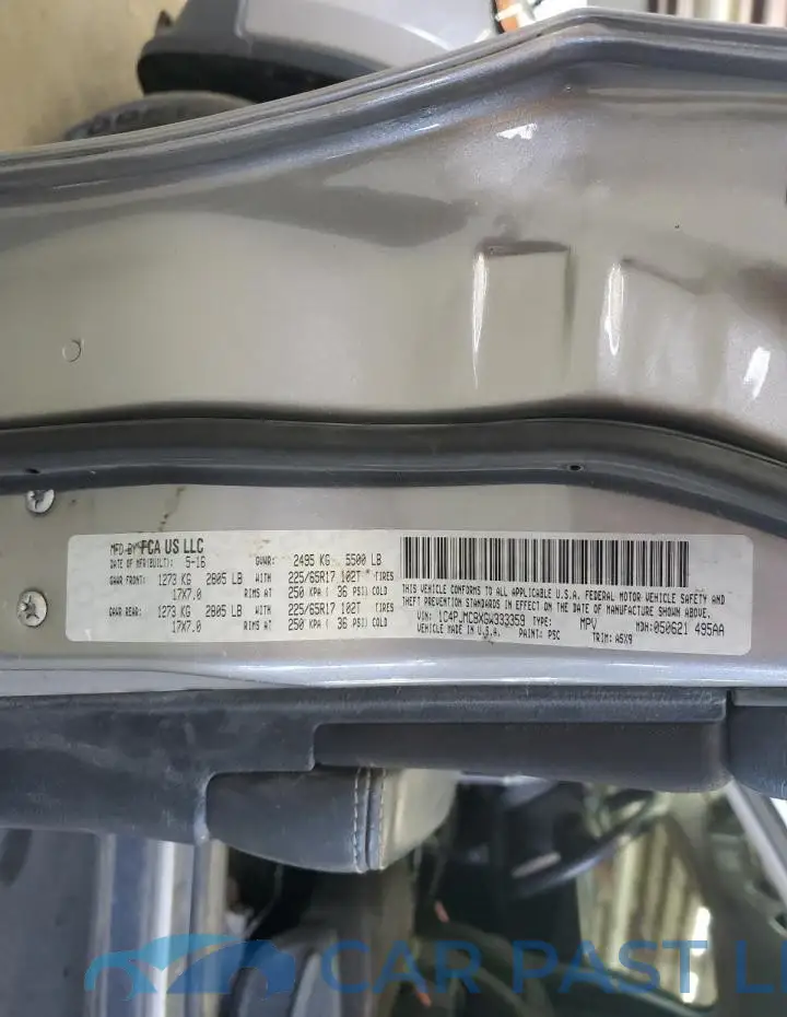 1C4PJMCBXGW333359# 13