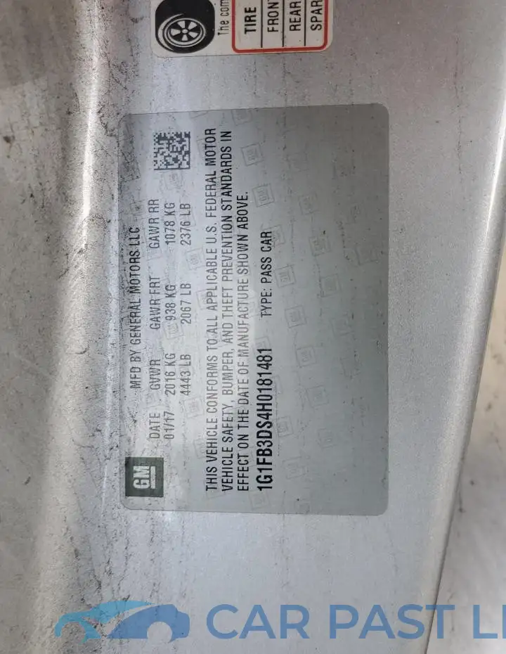 1G1FB3DS4H0181481# 12