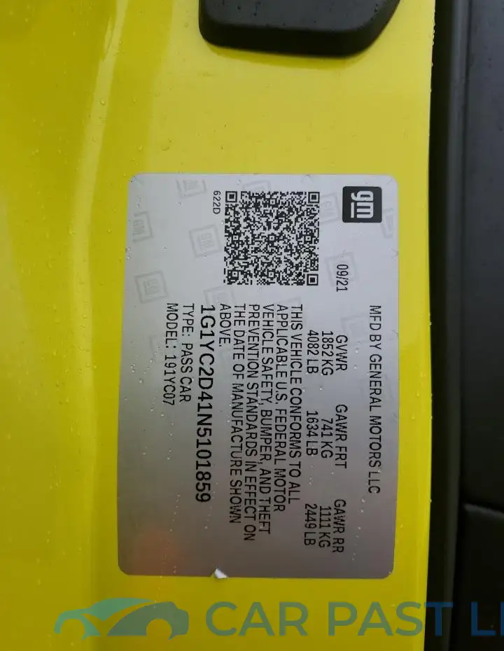 1G1YC2D41N5101859# 13