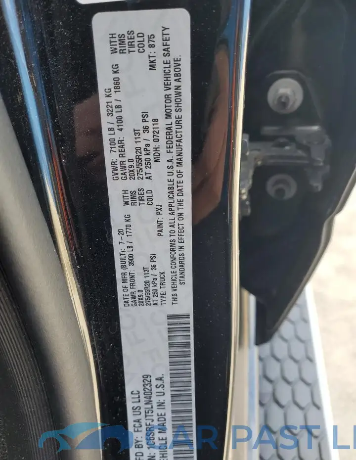 1C6SRFJT5LN402329# 13