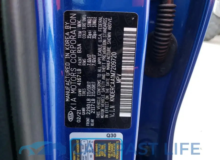 KNDERCAA1M7209720# 13