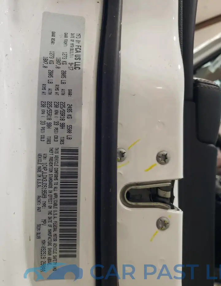 1C4PJLDX3JD519509# 10