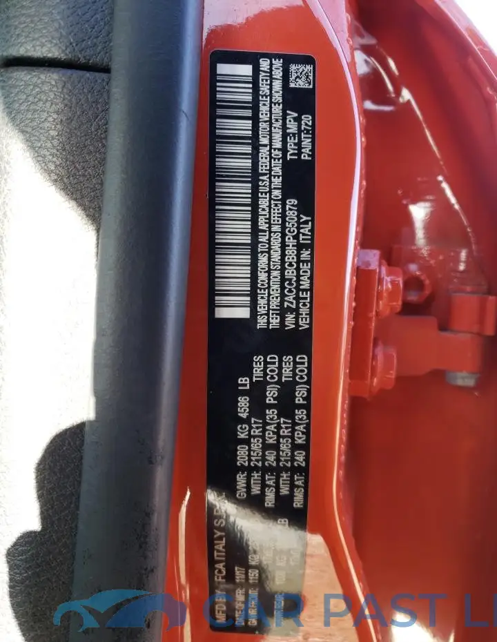 ZACCJBCB8HPG50879# 13