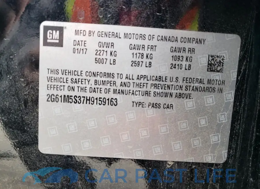 2G61M5S37H9159163# 12