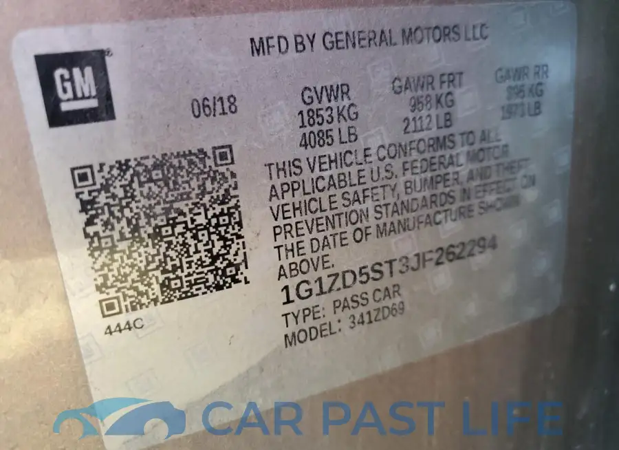 1G1ZD5ST3JF262294# 12