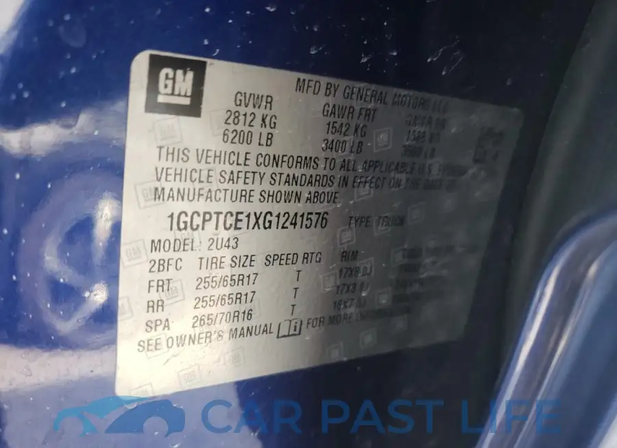 1GCPTCE1XG1241576# 12