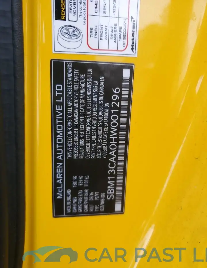 SBM13CAA0HW001296# 12
