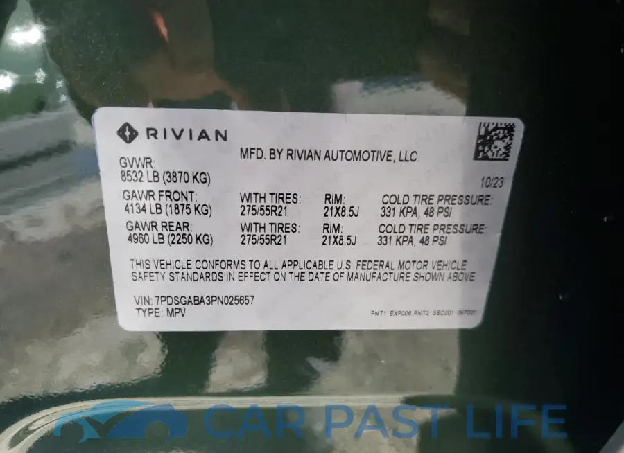 7PDSGABA3PN025657# 14