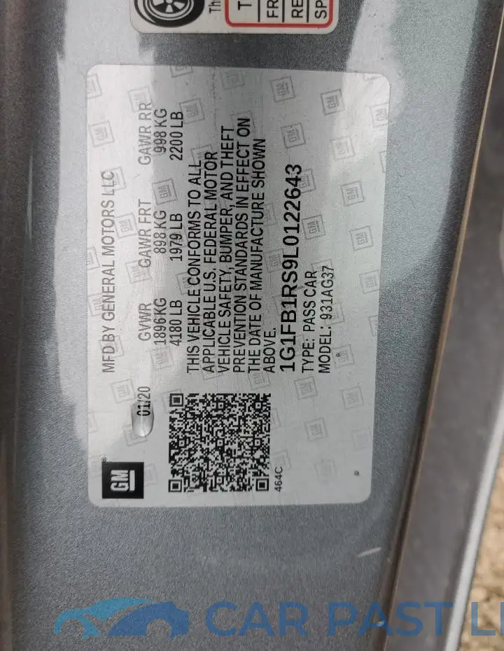 1G1FB1RS9L0122643# 13