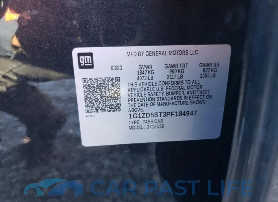 1G1ZD5ST3PF184947# 12