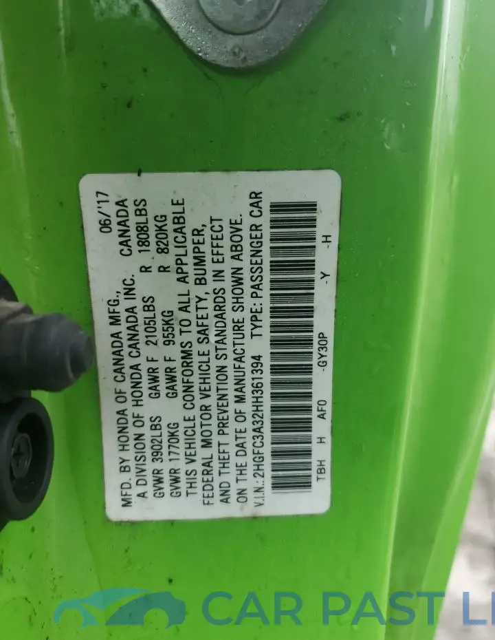 2HGFC3A32HH361394# 12