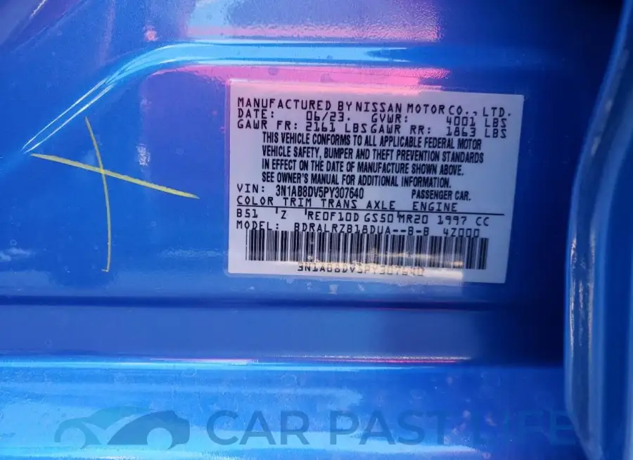 3N1AB8DV5PY307640# 13