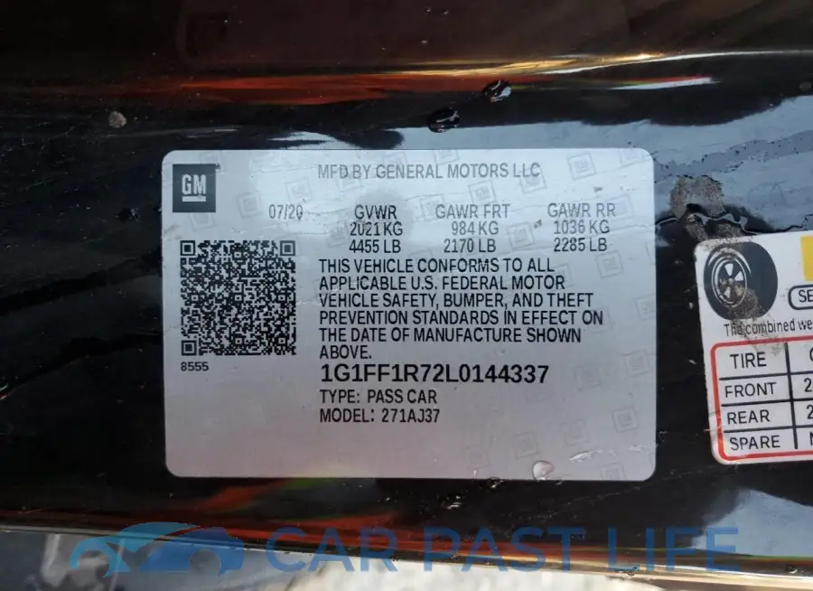 1G1FF1R72L0144337# 13