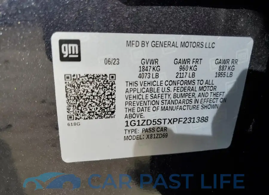 1G1ZD5STXPF231388# 13