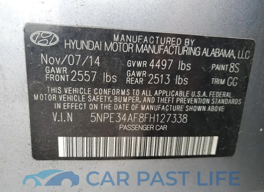 5NPE34AF8FH127338# 13