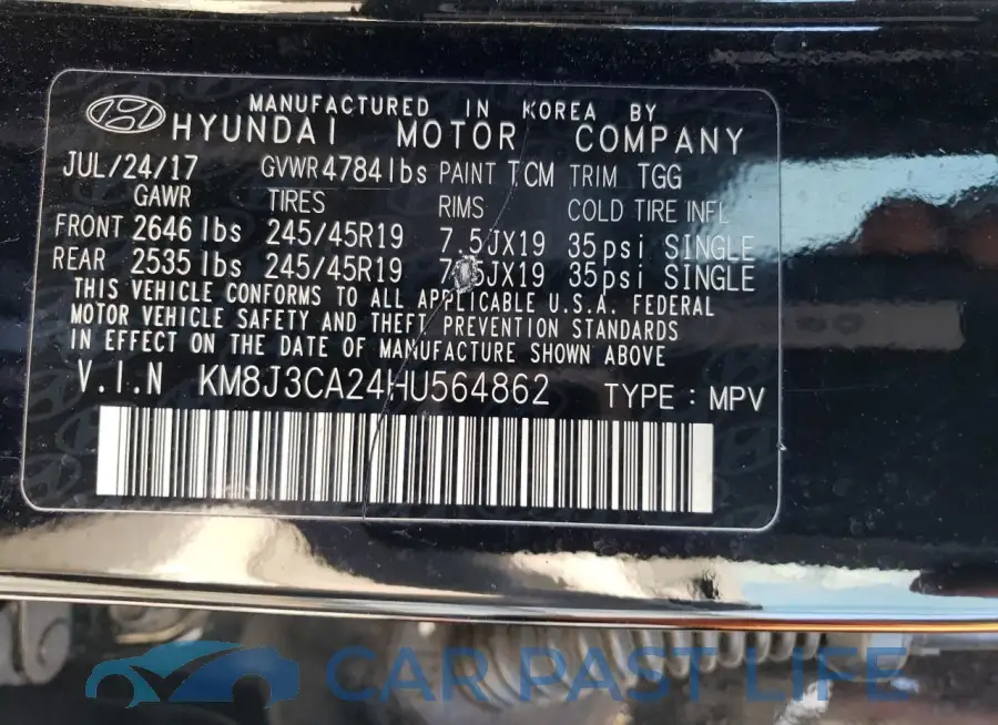 KM8J3CA24HU564862# 13