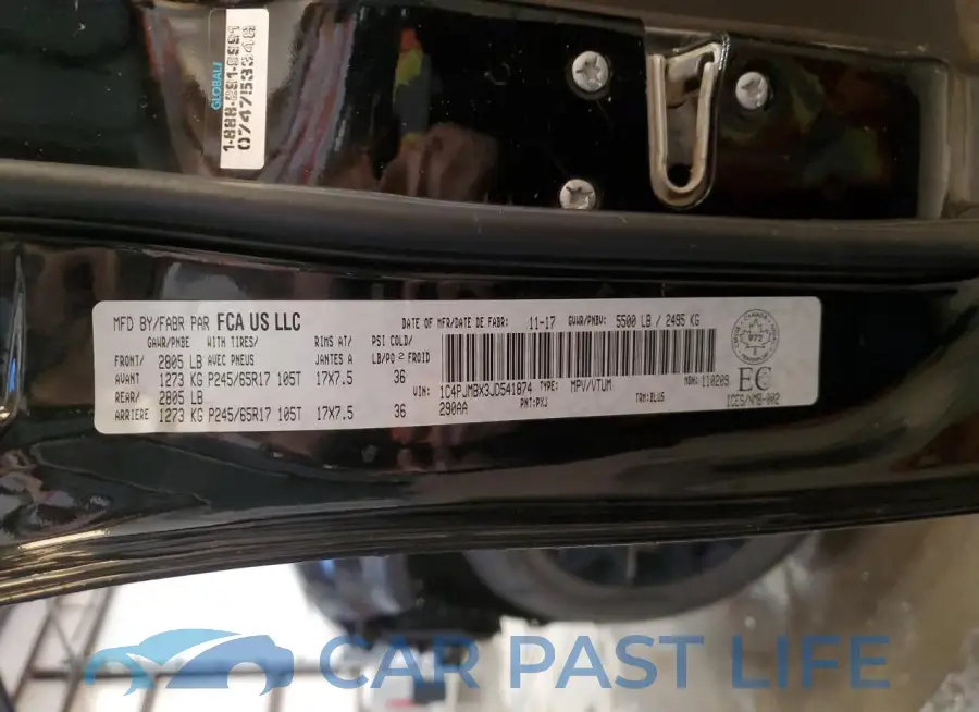 1C4PJMBX3JD541874# 14
