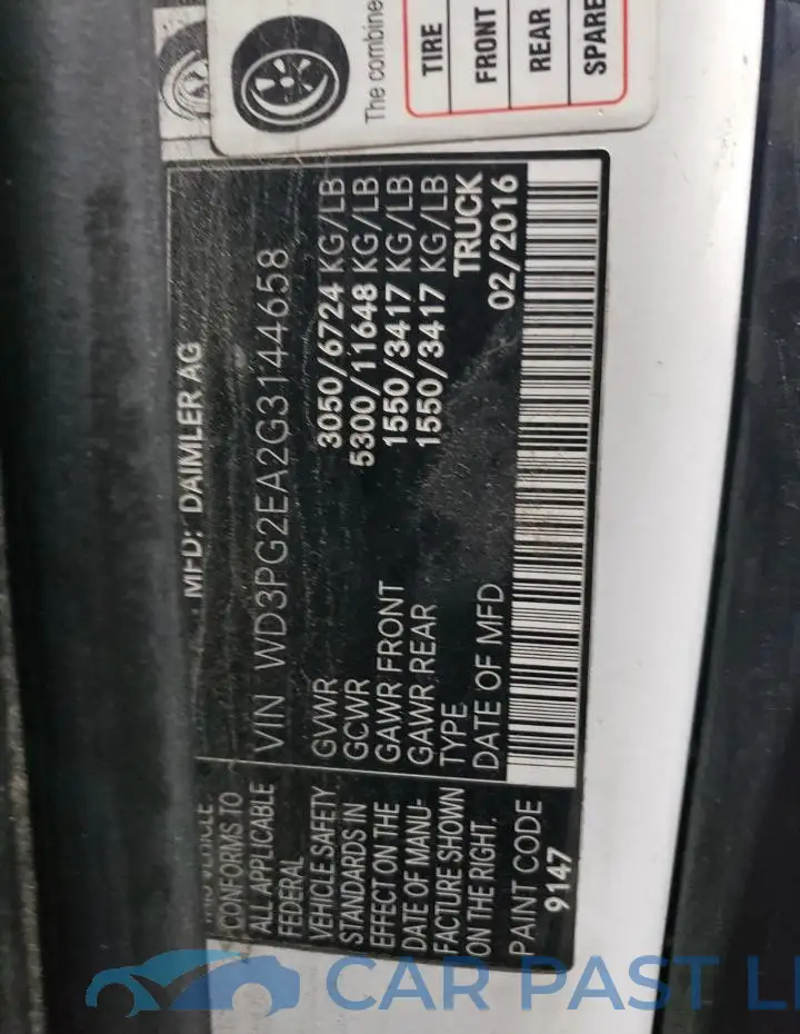 WD3PG2EA2G3144658# 13