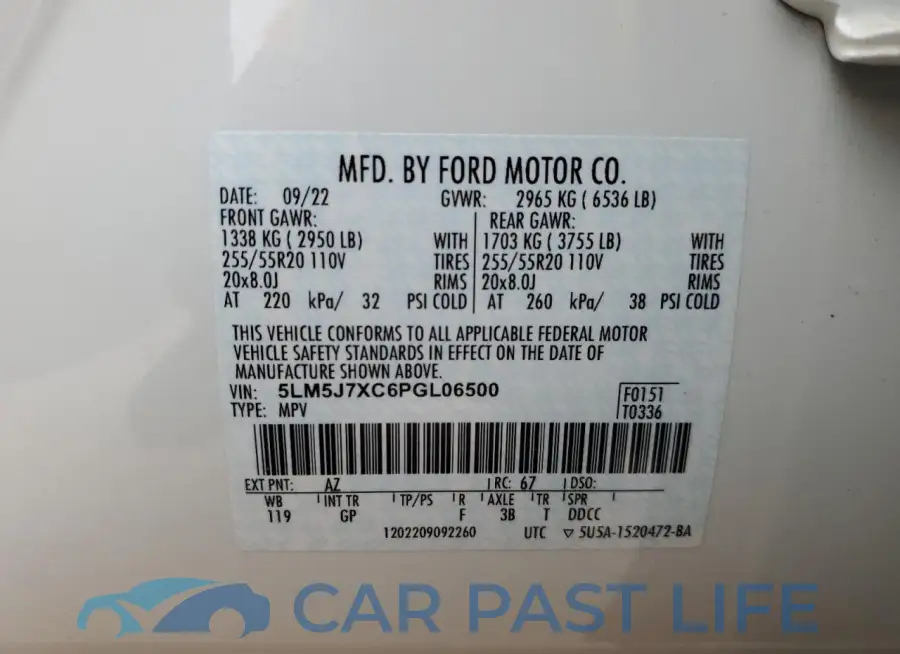 5LM5J7XC6PGL06500# 13