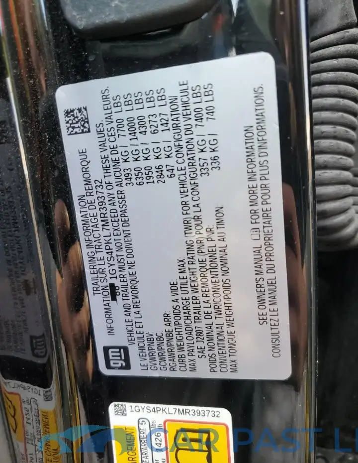 1GYS4PKL7MR393732# 13