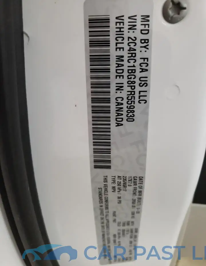 2C4RC1BG8PR559830# 13