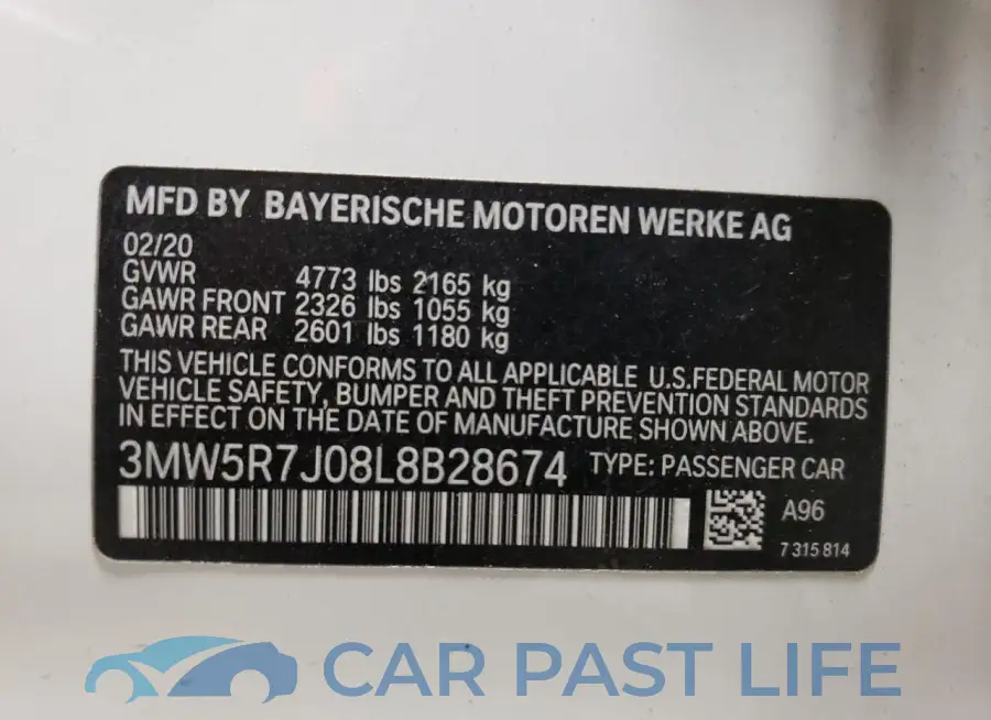 3MW5R7J08L8B28674# 13