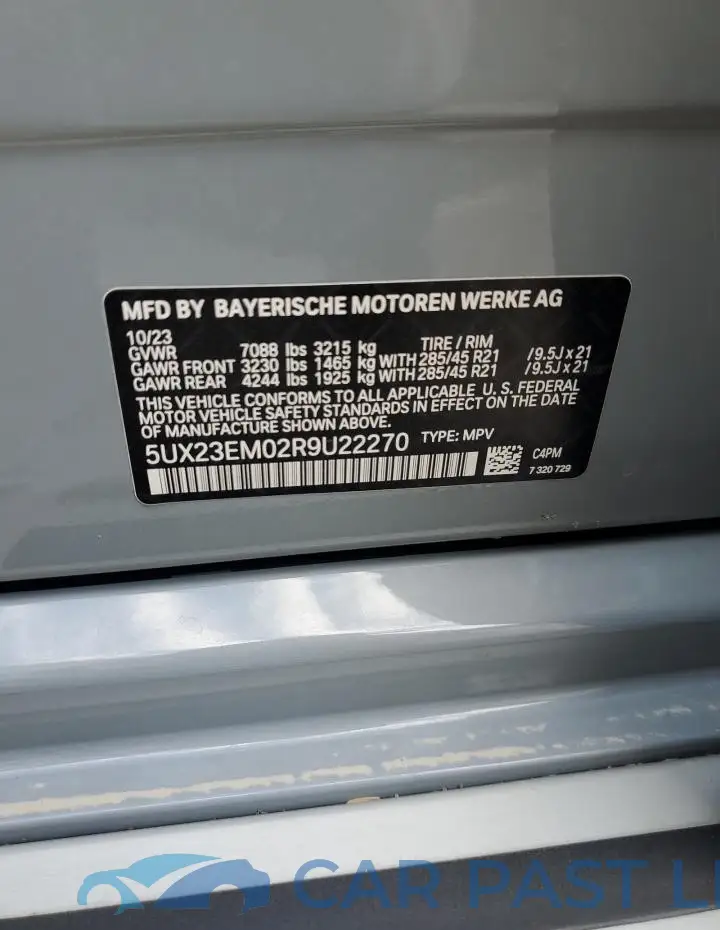 5UX23EM02R9U22270# 13