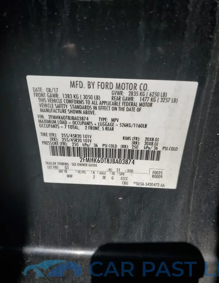 2FMHK6DT8JBA03874# 14