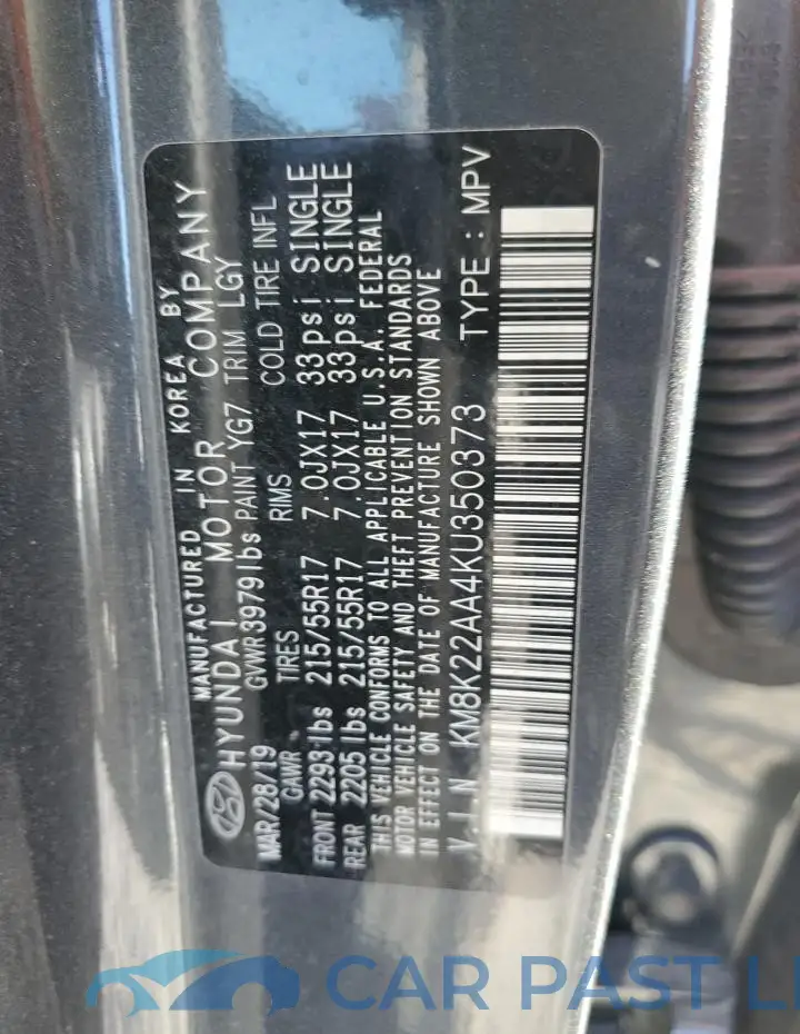 KM8K22AA4KU350373# 14
