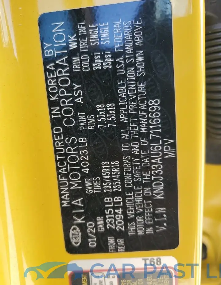 KNDJ33AU6L7116698# 13