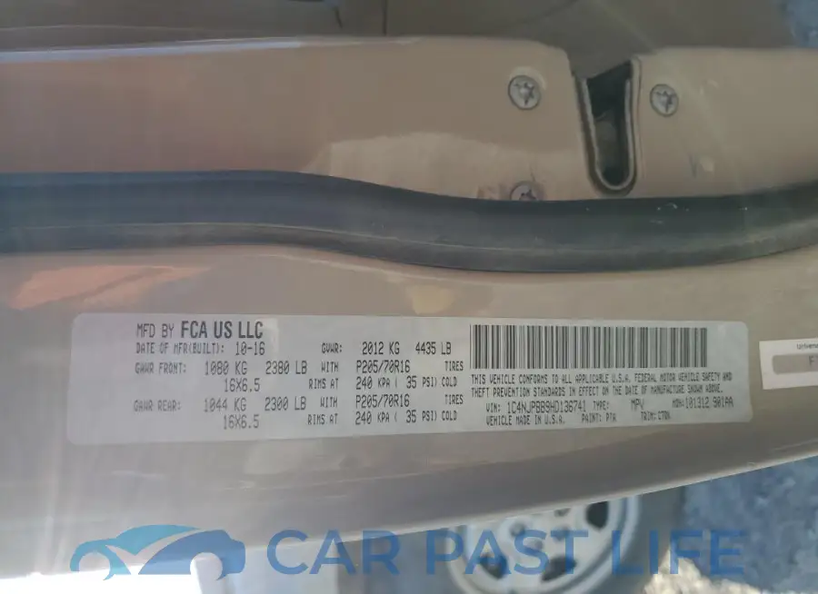 1C4NJPBB9HD136741# 14