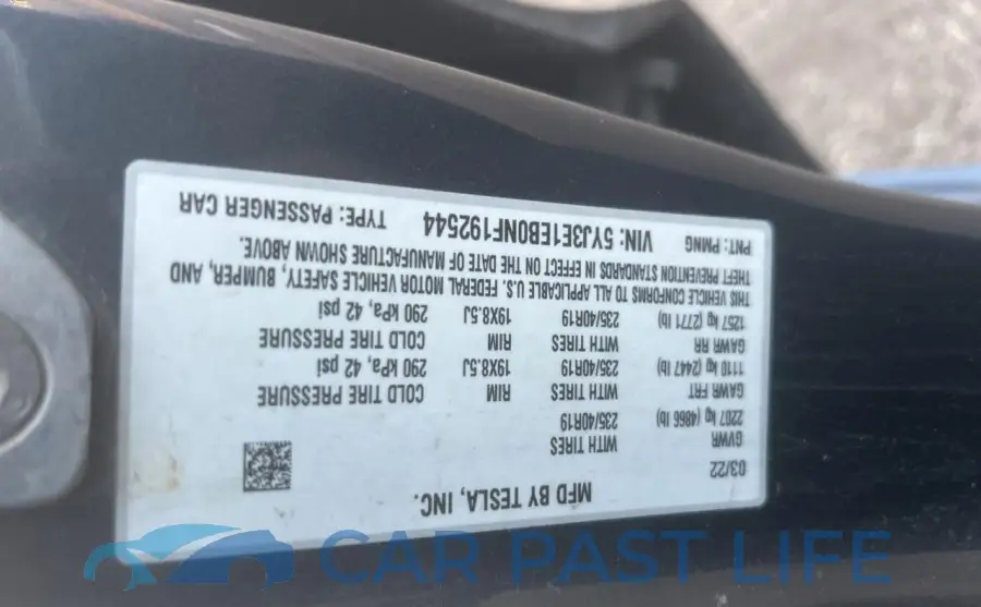 5YJ3E1EB0NF192544# 10