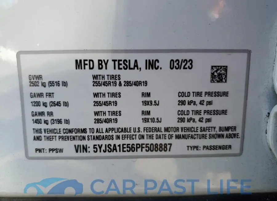 5YJSA1E56PF508887# 13
