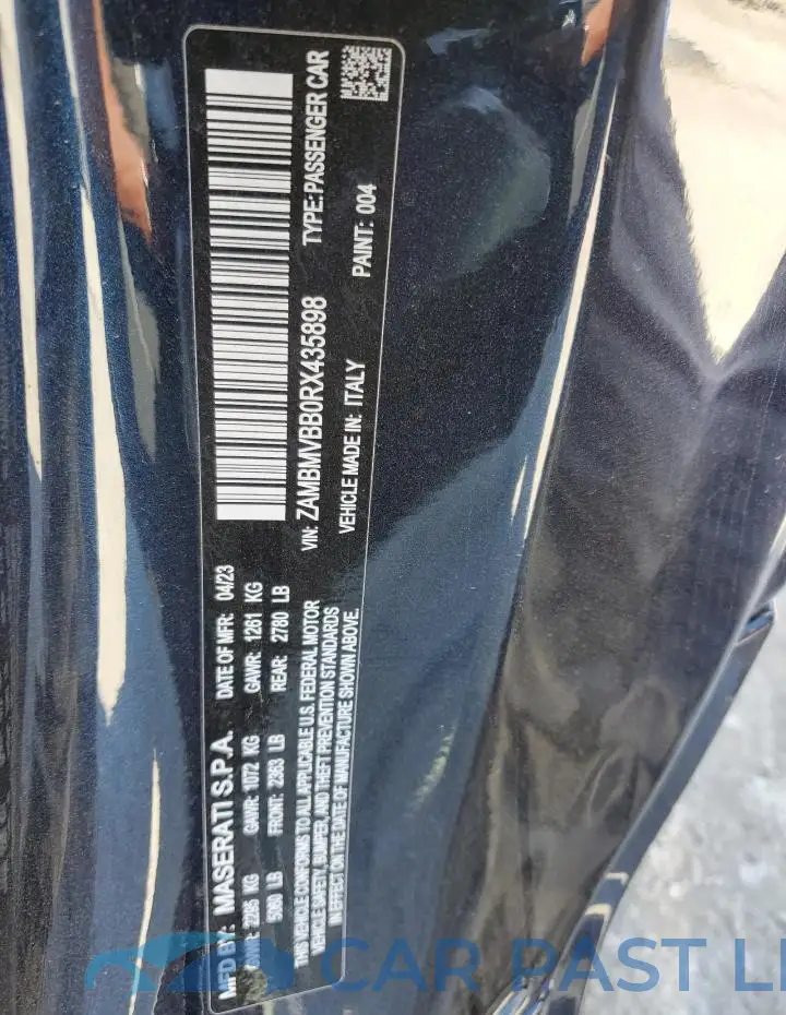 ZAMBMVBB0RX435898# 12
