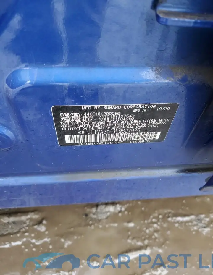 JF1VA2Y63L9827035# 12