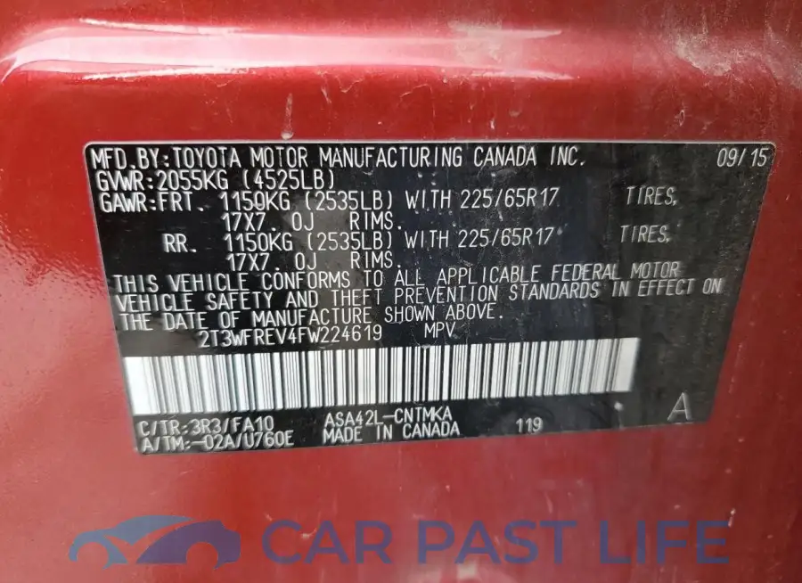 2T3WFREV4FW224619# 14