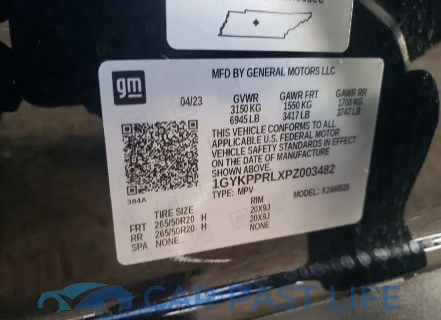 1GYKPPRLXPZ003482# 12