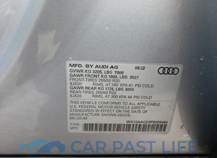 WA12AAGE9PB009494# 13