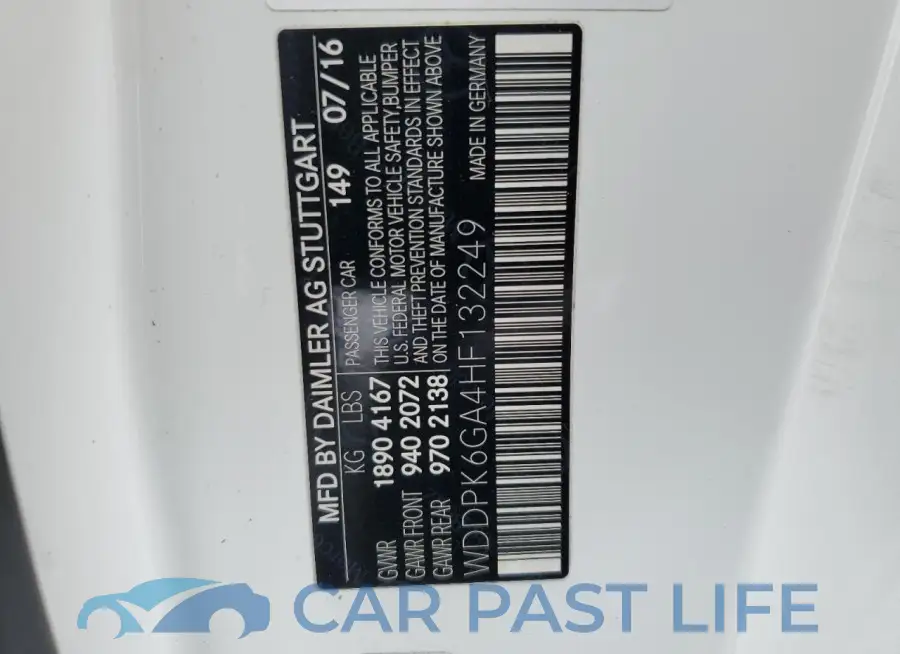WDDPK6GA4HF132249# 12