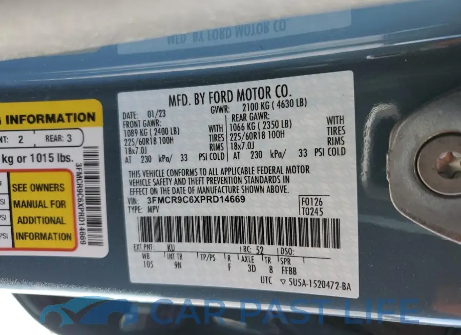 3FMCR9C6XPRD14669# 12