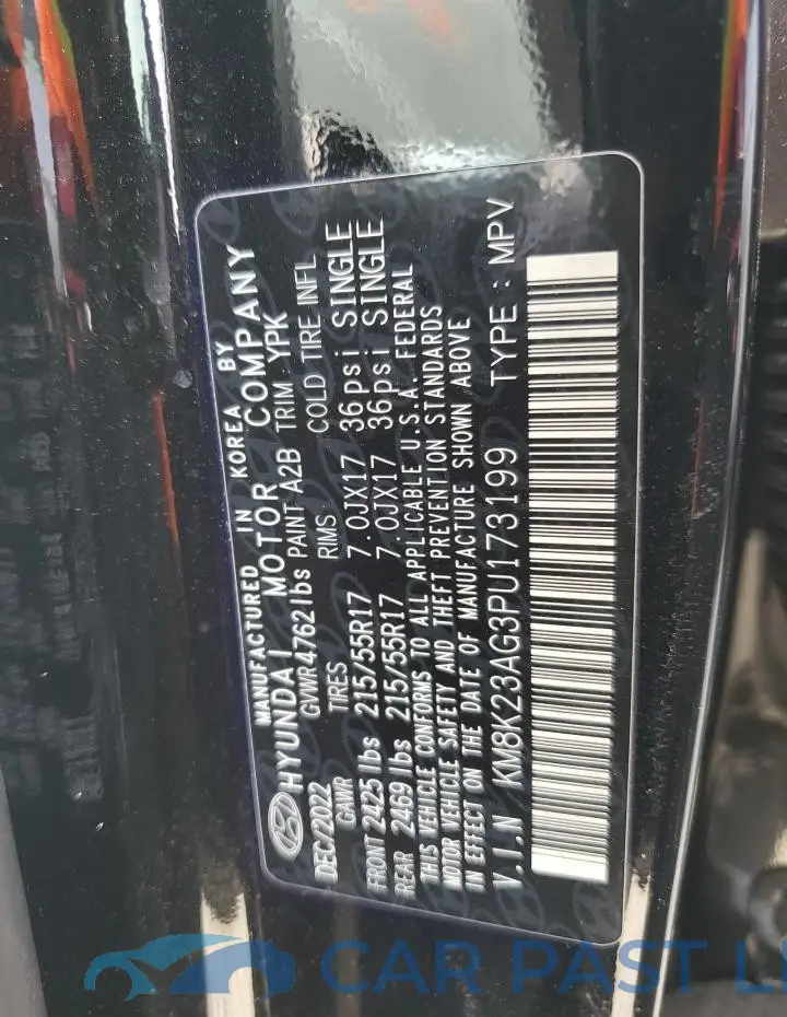 KM8K23AG3PU173199# 12