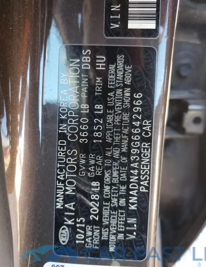 KNADN4A39G6642966# 12