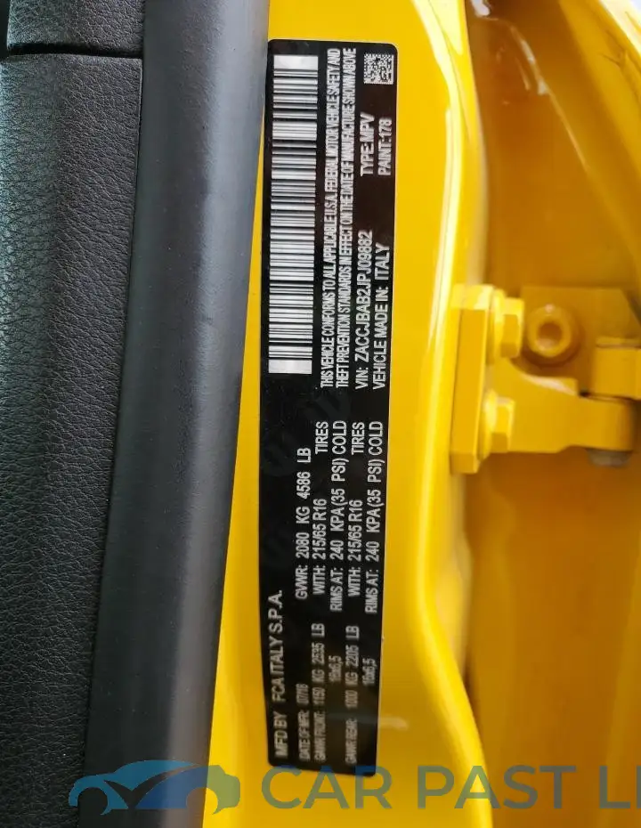 ZACCJBAB2JPJ09882# 12