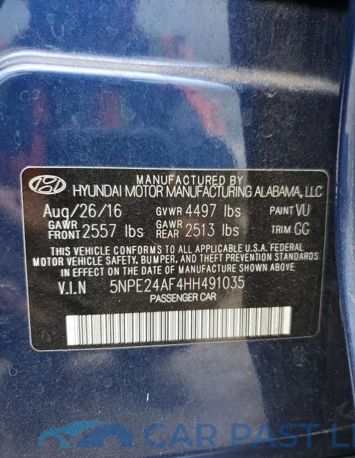 5NPE24AF4HH491035# 12