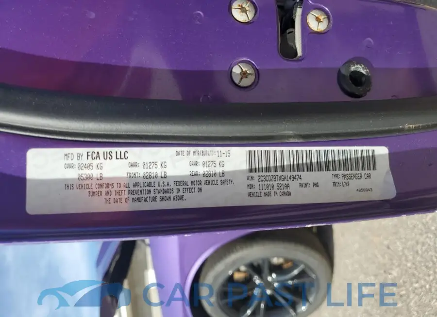 2C3CDZBTXGH149474# 12