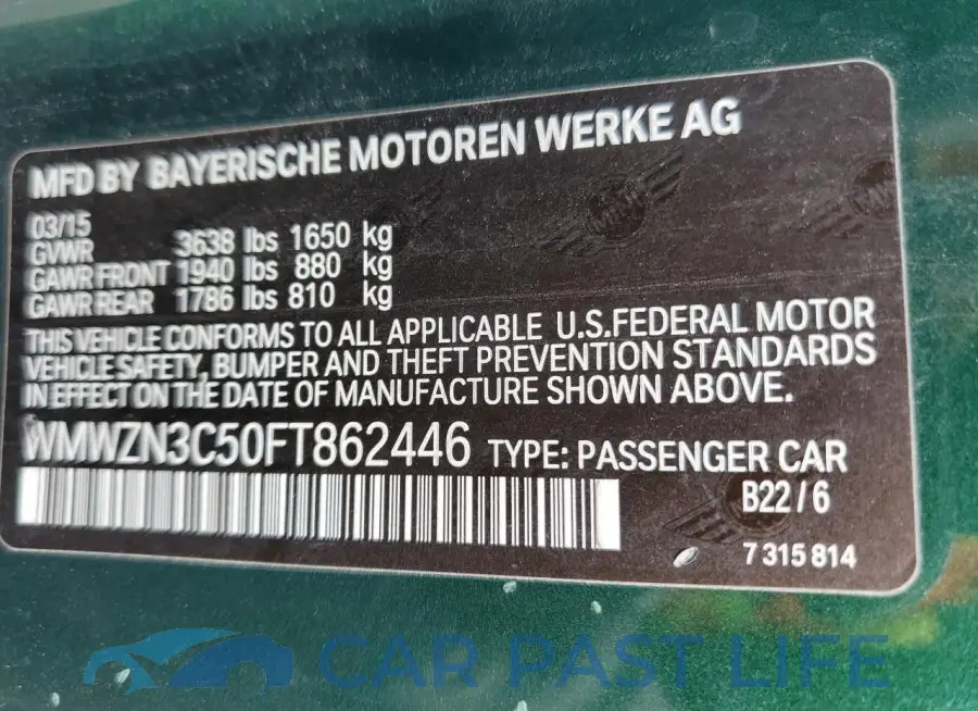WMWZN3C50FT862446# 13