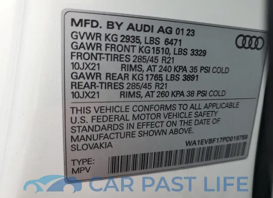 WA1EVBF17PD016759# 12