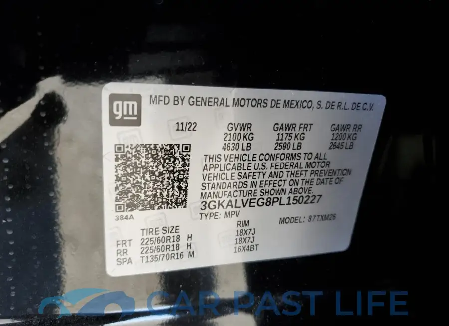 3GKALVEG8PL150227# 12