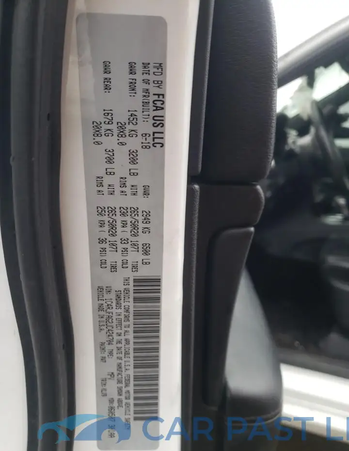 1C4RJFAG2JC424704# 12